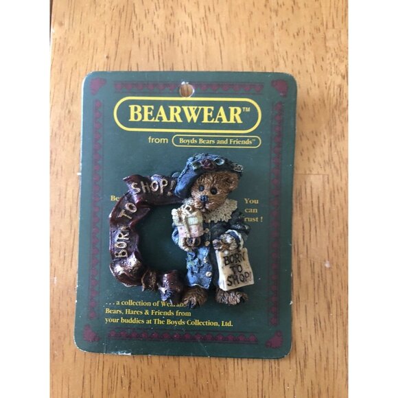 Born to Shop Bearwear from Boyds Bears and Friends - Picture 1 of 3